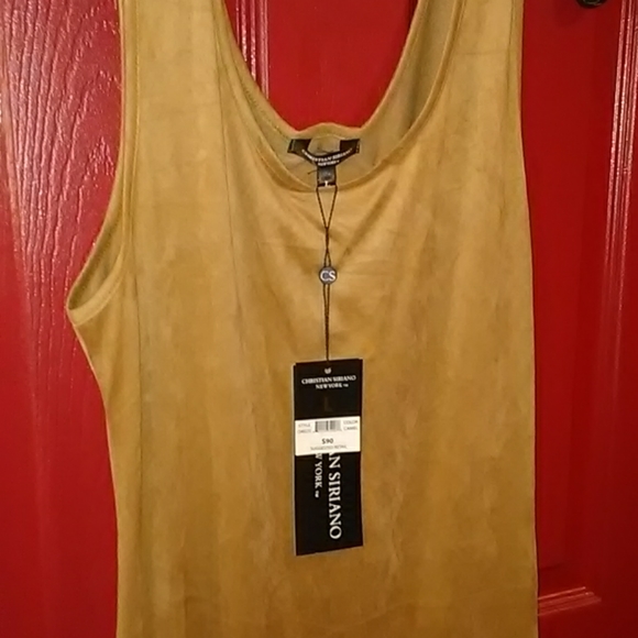 Christian Siriano  Camel colored fringe dress - Picture 1 of 4
